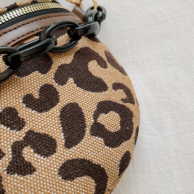 Sacoche banane femme motif panthère