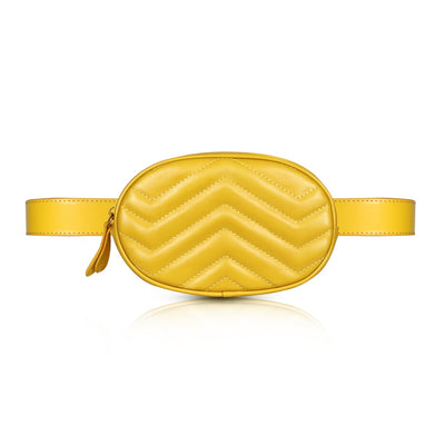 Sac banane cuir rond