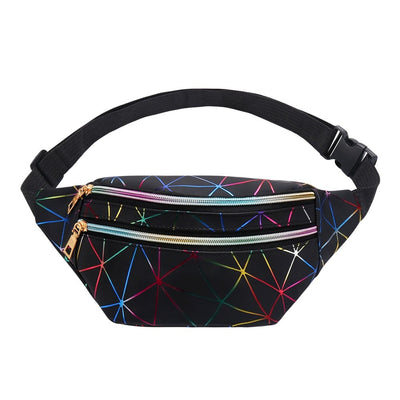 Sac banane holographique imperméable