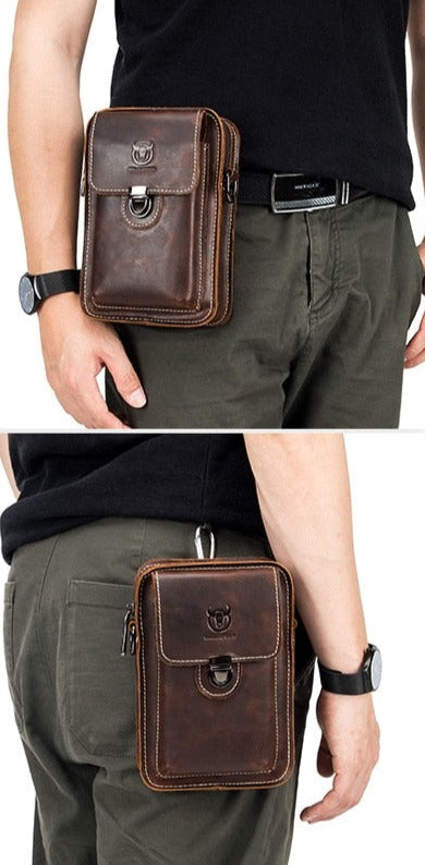 Sac banane pochette en cuir chic homme
