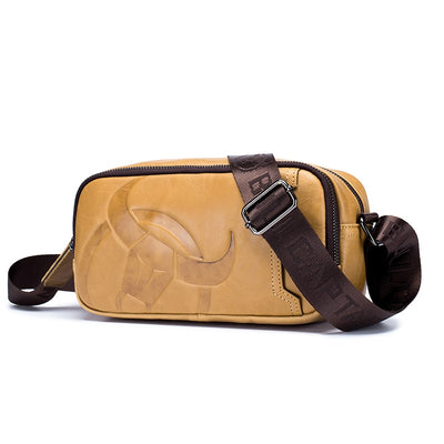 Sac banane en cuir Bullcaptain