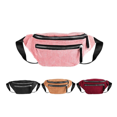 Sac banane velours côtelé