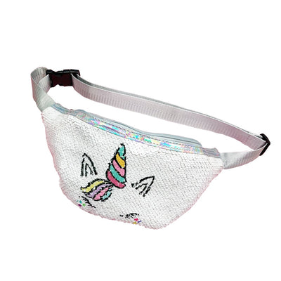 Sac banane licorne à strass adolescents
