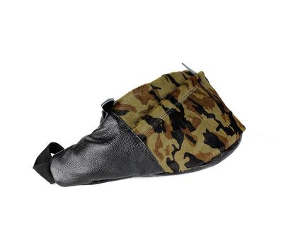 Sac banane cuir camouflage homme