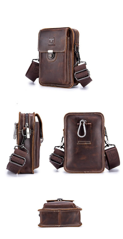 Sac banane pochette en cuir chic homme