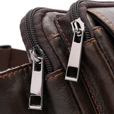 Sac banane en cuir chic homme