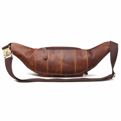 Sac banane homme en cuir
