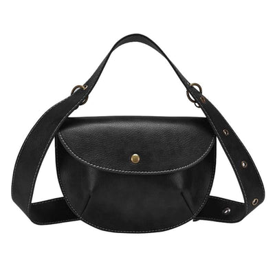 Sac banane cuir vintage femme