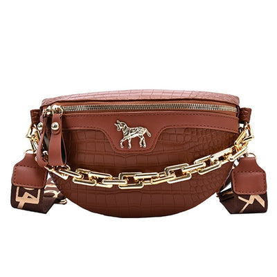 Sac banane chic cuir