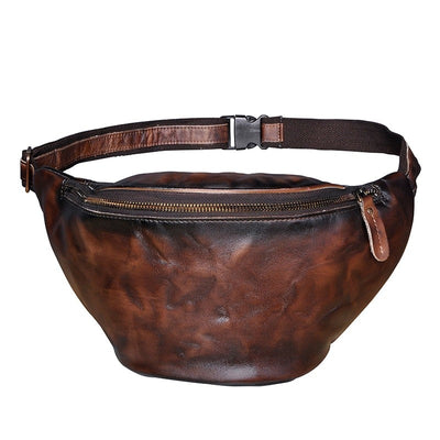 Sac banane original en cuir