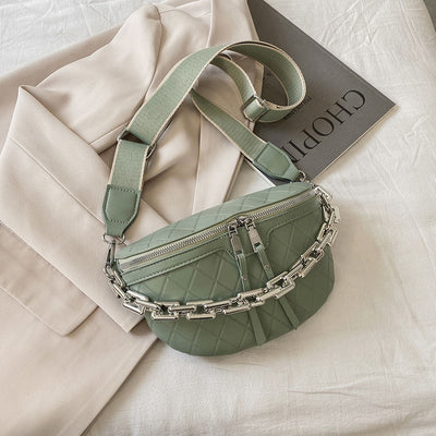 Sac banane bandoulière cuir chic