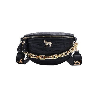 Sac banane chic cuir