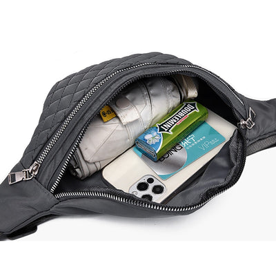 Sac banane coussinet quadrillé