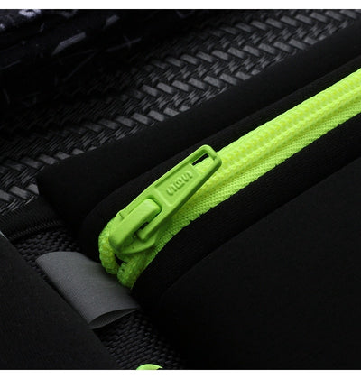 Sac banane noir sport porte bouteille fitness