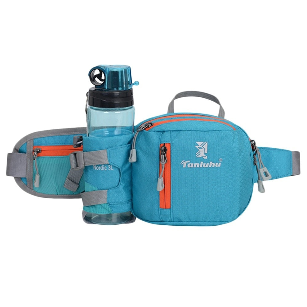 Sac Banane Avec Porte Bouteille Poche Pour Homme Femme - Sacoche Sac Banane Avec Porte Bouteille Poche Pour Homme Femme - Sacoche