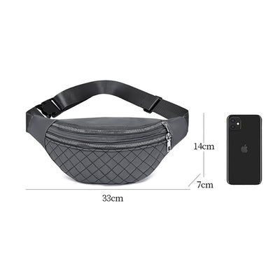 Sac banane coussinet quadrillé