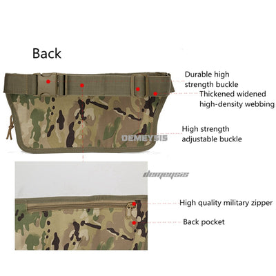 Sac banane militaire en nylon waterproof