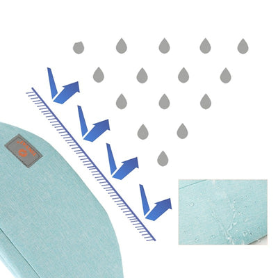 Sac banane bleu en toile sportswear