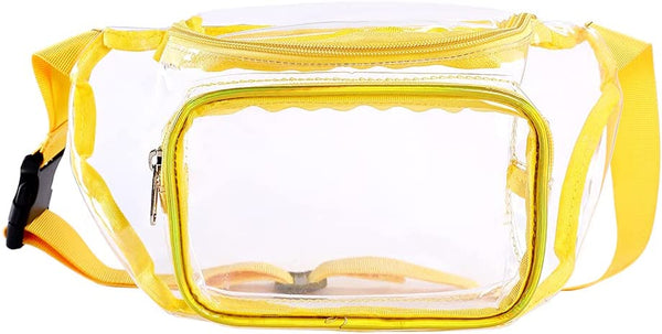 Sac banane transparent blanc - sac banane transparent