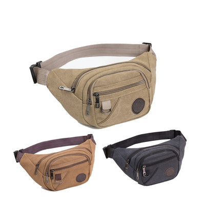 Sac banane unisex décontractée 5 poches