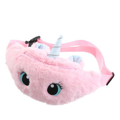 Sac banane mignon kawaii licorne fourrure