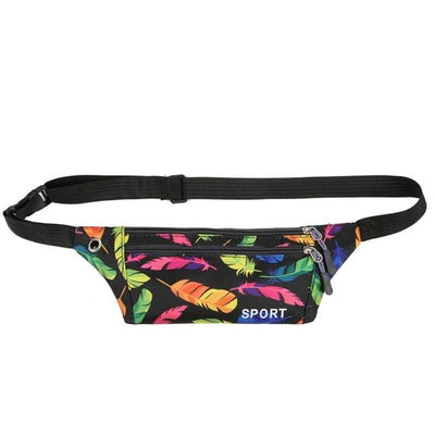 Sac banane sport femme couleurs imprimées