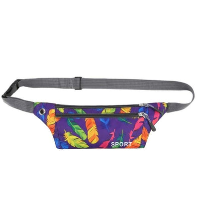 Sac banane sport femme couleurs imprimées