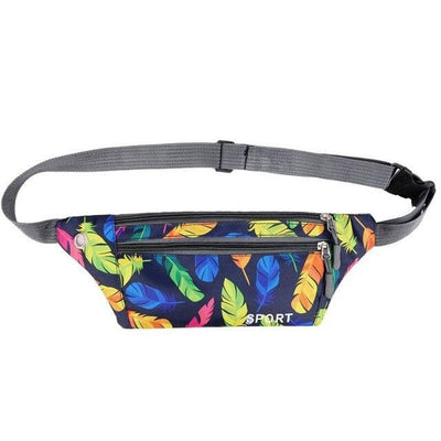 Sac banane sport femme couleurs imprimées