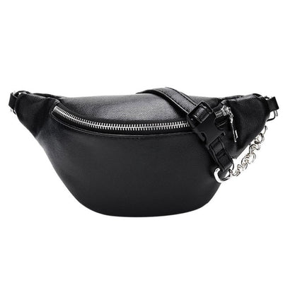 Sac banane cuir noir femme - Mon Sac Banane ™