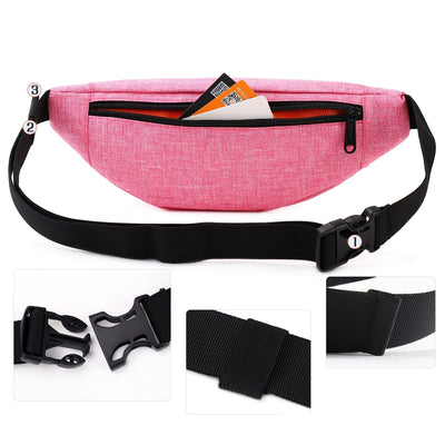 Sac banane femme rose sportswear