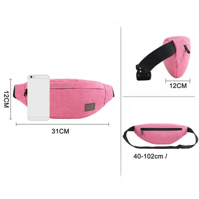 Sac banane femme rose sportswear