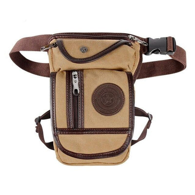 Sac banane jean cuir sport moto velo