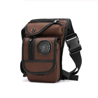 Sac banane jean cuir sport moto velo