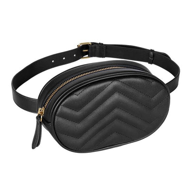 Sac banane chic femme fourre-tout matelassé