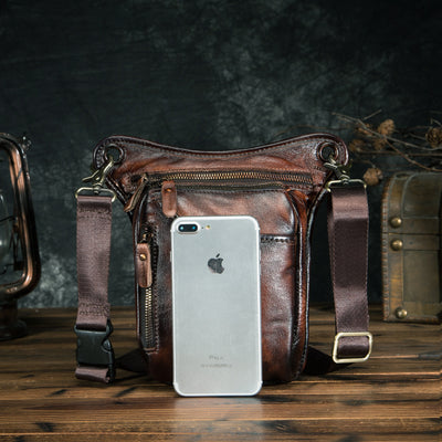 sac banane sport cuir moto velo