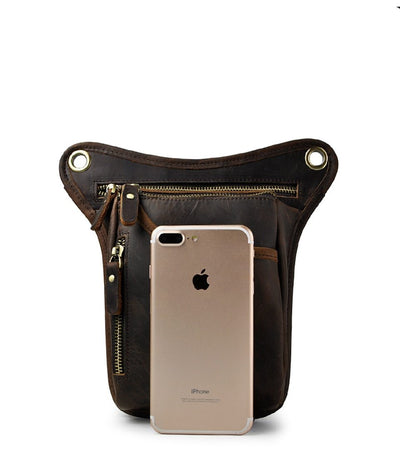 sac banane sport cuir moto velo