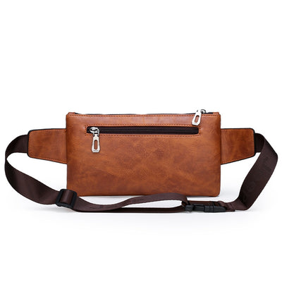 Sacoche banane en cuir homme luxe