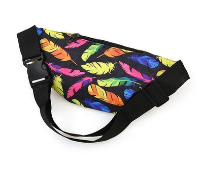 Sac banane holographique sport imprimés fantaisie