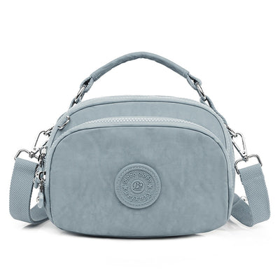 Sac banane femme style sac à main bleu souris