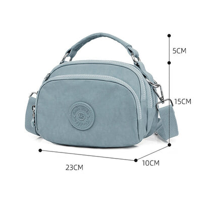 Sac banane femme style sac à main bleu souris