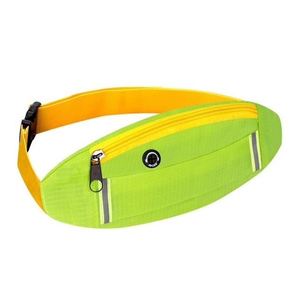 Sac de banane sport réfléchissant fluo