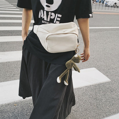 Sac banane tissu ado