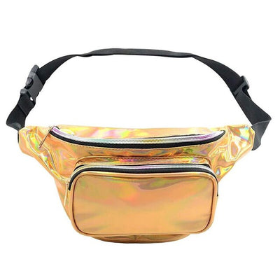 Sac banane holographique chic streetwear