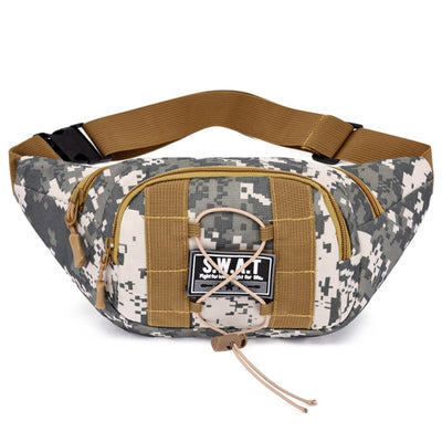Sacoche banane sport camouflage militaire