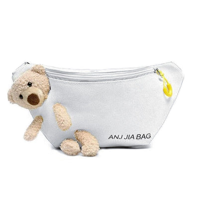 Sac banane nounours en velours