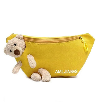Sac banane nounours en velours